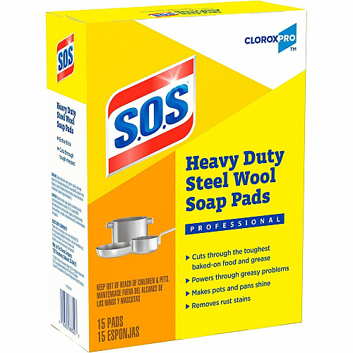 CloroxPro™ S.O.S Steel Wool Soap Pads (88320)