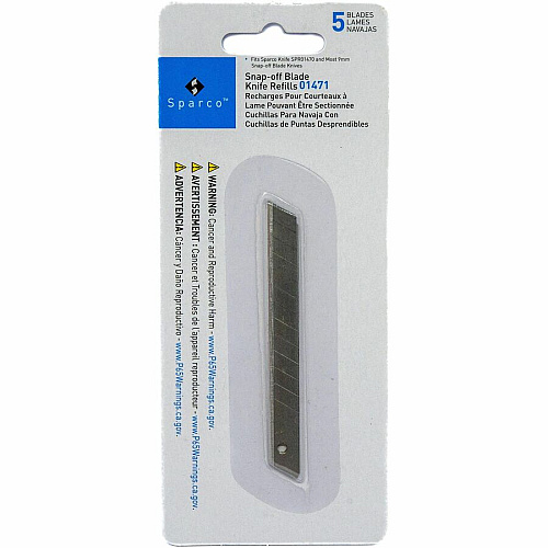 Sparco Fast-Point Snap-Off Blade Knife Refills (01471)
