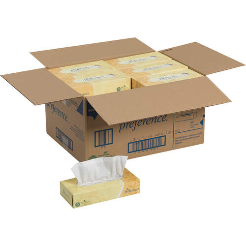 Georgia-Pacific Preference Flat Box Facial Tissue