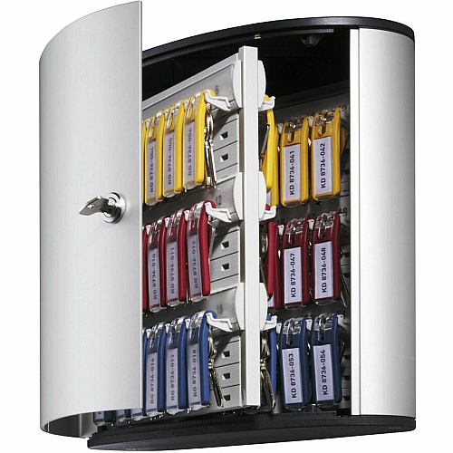 Durable 54 Key Brushed Aluminum Cabinet (195323)
