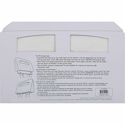 Genuine Joe Half-fold Toilet Seat Covers (10150)