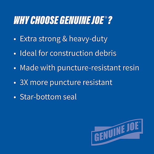 Genuine Joe Heavy-Duty Trash Can Liners (01534)