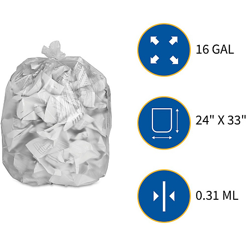 Genuine Joe High-Density Can Liners (01756)