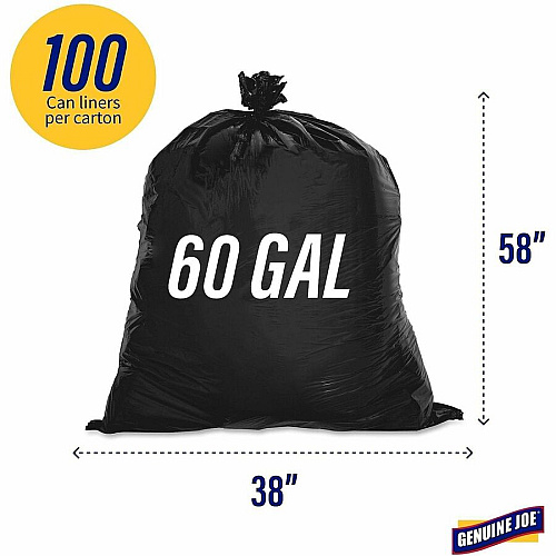 Genuine Joe Linear Low Density Can Liners (02152)