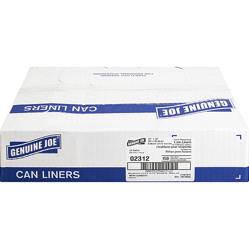 Genuine Joe Heavy-Duty Tall Kitchen Trash Bags (02312)