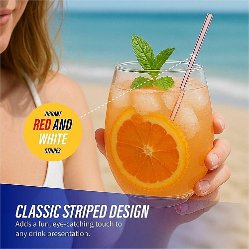 Genuine Joe 5-1/2" Plastic Stir Stick/Straws (20050)