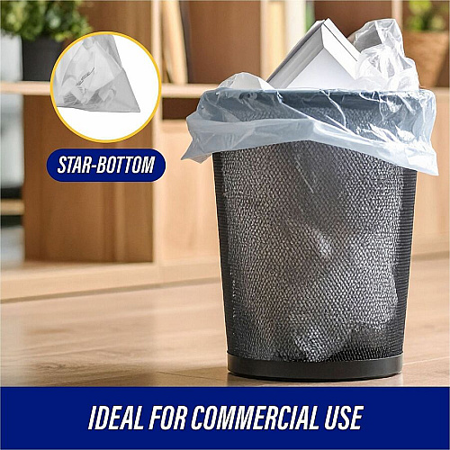 Genuine Joe Clear Trash Can Liners (01016)