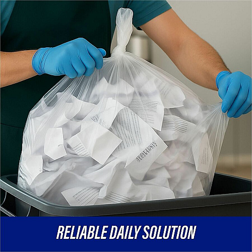 Genuine Joe Clear Trash Can Liners (01016)