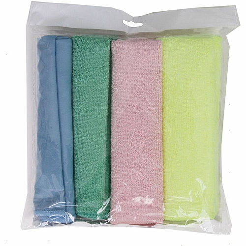 Genuine Joe Color-coded Microfiber Cleaning Cloths (48261)