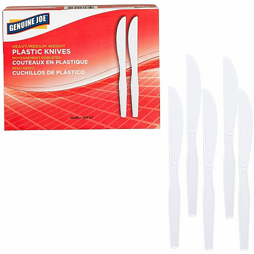 Genuine Joe Heavyweight Disposable Knives (10431)