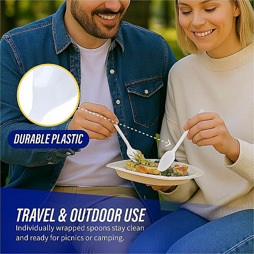 Genuine Joe Heavyweight Disposable Spoons (10432)