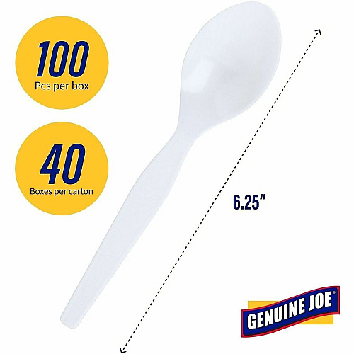 Genuine Joe Heavyweight Disposable Spoons (10432)