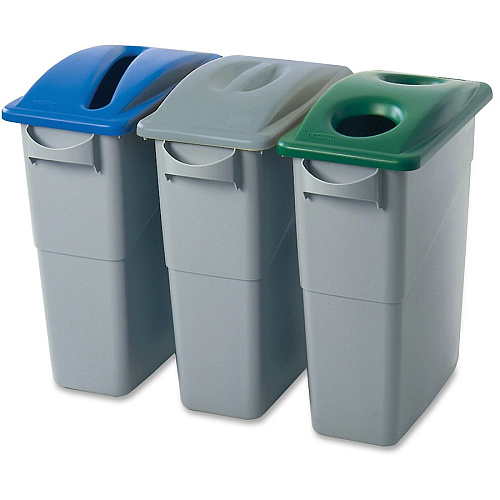 Rubbermaid Commercial Slim Jim Paper Recycling Container Lid (270388BE)