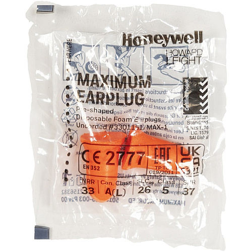 Howard Leight Max Uncorded Foam Ear Plugs (MAX1)