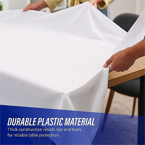 Genuine Joe Banquet-Size Plastic Tablecover (10324)