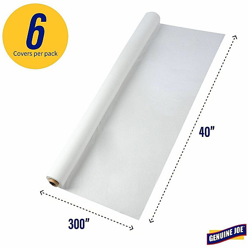 Genuine Joe Banquet-Size Plastic Tablecover (10324)