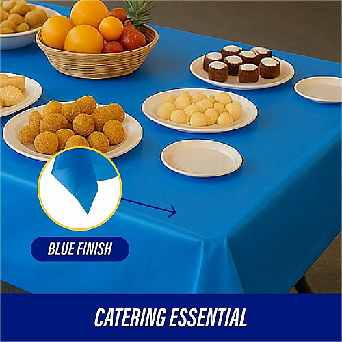 Genuine Joe Plastic Rectangular Table Covers (10325)