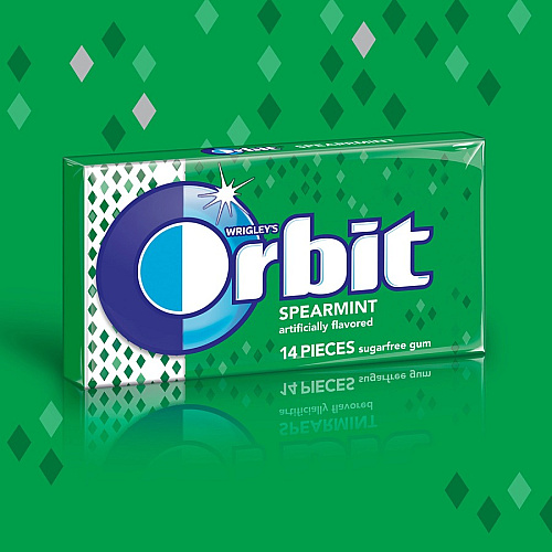 Orbit Spearmint Sugar-free Gum - 12 packs (11484)
