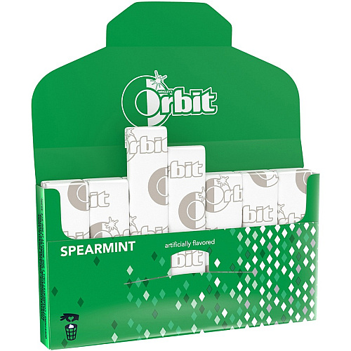 Orbit Spearmint Sugar-free Gum - 12 packs (11484)