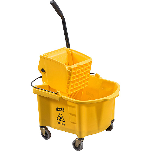 Genuine Joe Splash Shield Mop Bucket/Wringer (60466)
