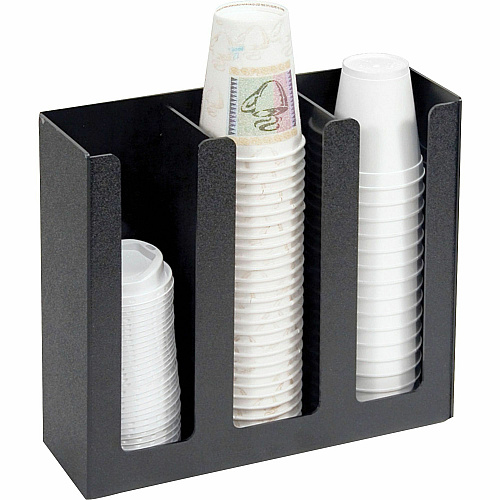 Vertiflex 3-column Cup and Lid Holder Organizer (VFPC1000)