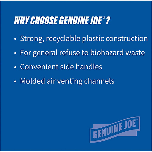 Genuine Joe Heavy-Duty Trash Container (60464)