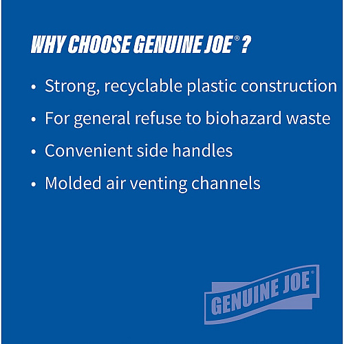 Genuine Joe Heavy-Duty Trash Container (60463)