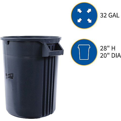 Genuine Joe Heavy-Duty Trash Container (60463)