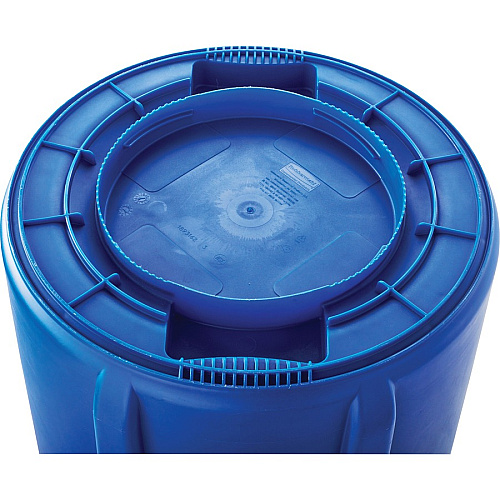 Rubbermaid Commercial Brute 32-Gallon Vented Recycling Container (263273)