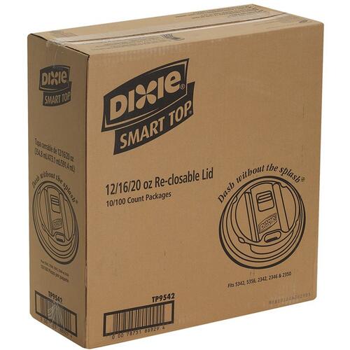 Dixie Large Reclosable Hot Cup Lids by GP Pro (TP9542)