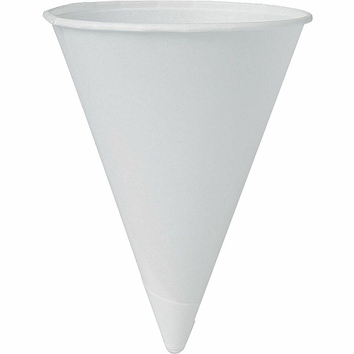 SOLO Eco-Forward 4 oz Treated Paper Cone Water Cups (4BR2050CT)