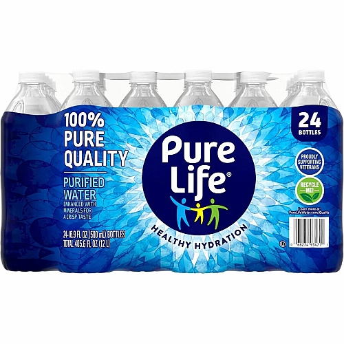 Pure Life Purified Bottled Water (101264)