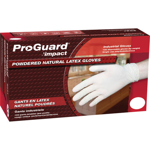 ProGuard Disposable Latex Powdered Gloves (8621M)