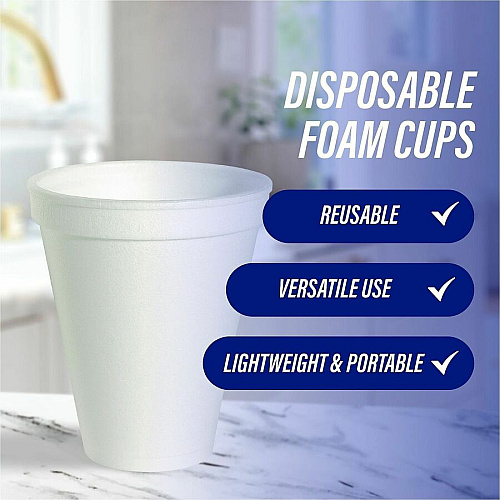 Genuine Joe 8 oz Hot/Cold Foam Cups (58550)