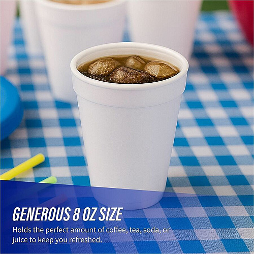Genuine Joe 8 oz Hot/Cold Foam Cups (58550)