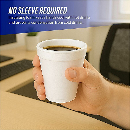 Genuine Joe 8 oz Hot/Cold Foam Cups (58550)