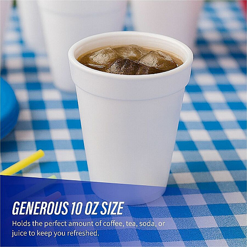 Genuine Joe 10 oz Hot/Cold Foam Cups (58551)