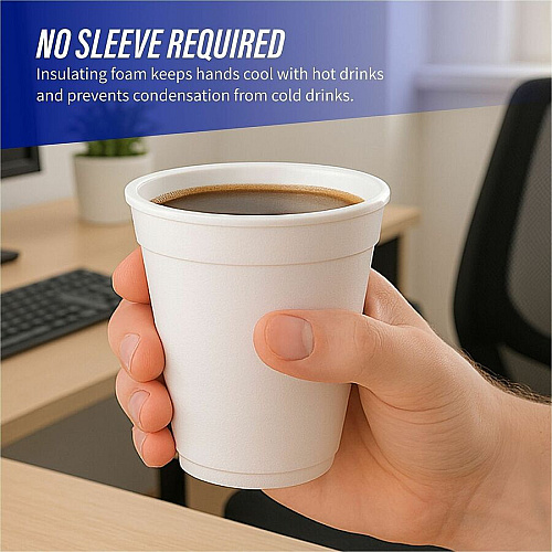 Genuine Joe 12 oz Hot/Cold Foam Cups (58552)