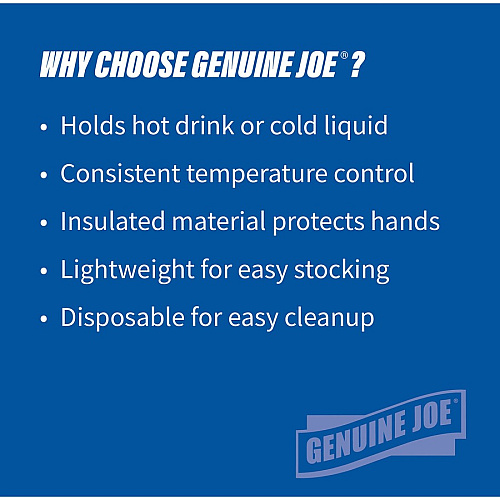 Genuine Joe 14 oz Hot/Cold Foam Cups (58553)