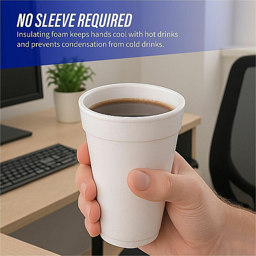 Genuine Joe 16 oz Hot/Cold Foam Cups (58554)