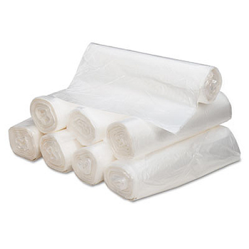Ultra Plus Can Liners, 56 gal, 16 mic, 43" x 48", Natural, 20 Bags/Roll, 10 Rolls/Carton (HD434816N)