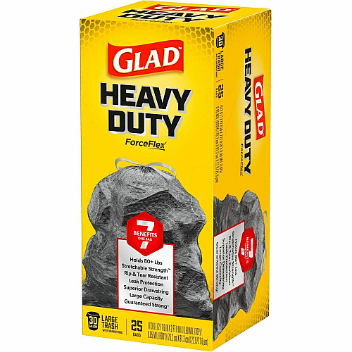 Glad ForceFlexPlus Large Drawstring Trash Bags (70359)
