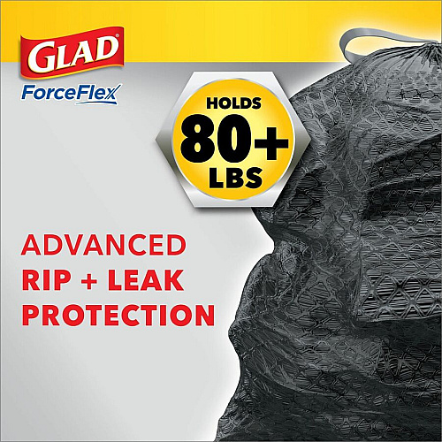 Glad ForceFlexPlus Large Drawstring Trash Bags (70359)