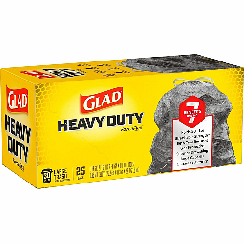 Glad ForceFlexPlus Large Drawstring Trash Bags (70359)