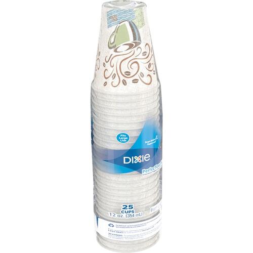 Dixie PerfecTouch Insulated Paper Hot Coffee Cups by GP Pro (5342DXPK)