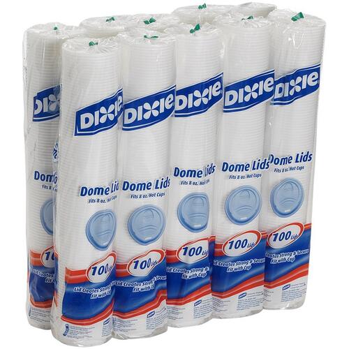 Dixie Small Hot Cup Lids by GP Pro (9538DXPK)