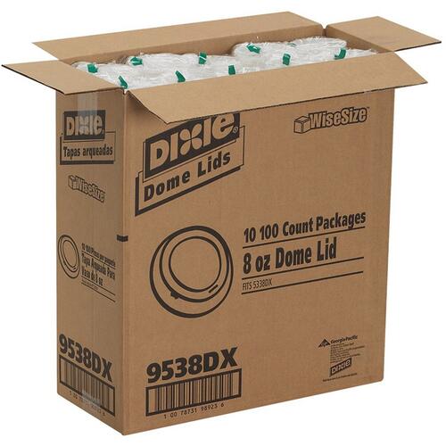 Dixie Small Hot Cup Lids by GP Pro (9538DXPK)