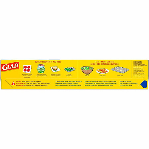 Glad 70 Square Foot Press'n Seal Food Plastic Wrap (70441)