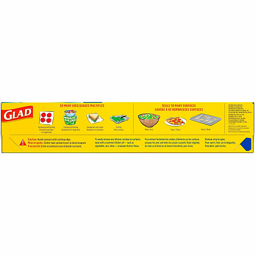 Glad 70 Square Foot Press'n Seal Food Plastic Wrap (70441)