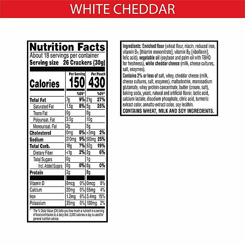 Cheez-It Cheez-It Baked Snack Crackers (31533)